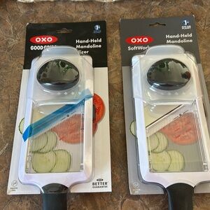 OXO Good Grips set of two stainless steel mandolines